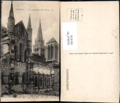 381876,Kirche Lisieux La Cathedrale Kathedrale cote Nord