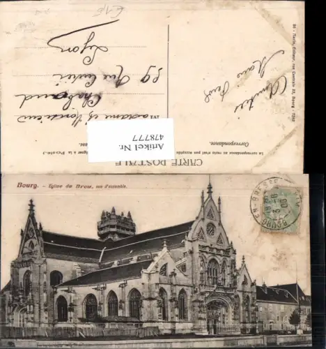 478777,Kirche Bourg Eglise de Brou vue d ensemble