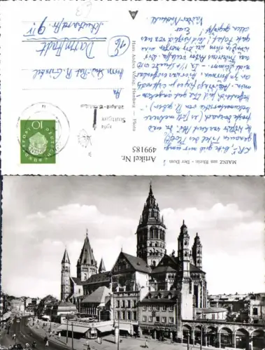 499185,Foto Ak Mainz a. Rhein Der Dom