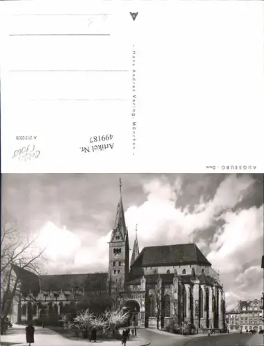 499187,Foto Ak Augsburg Dom