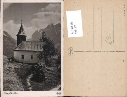 499197,Kirche Bergkirchlein Bergkulisse