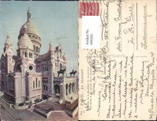 499202,Künstler Ak Yvon Paris Basilique du Sacre-Coeur Kirche Dom