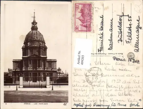 499203,Paris Les Invalides Kirche Dom