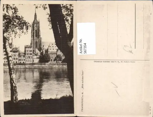 567354,Frankfurt a. Main Blick a. d. Dom