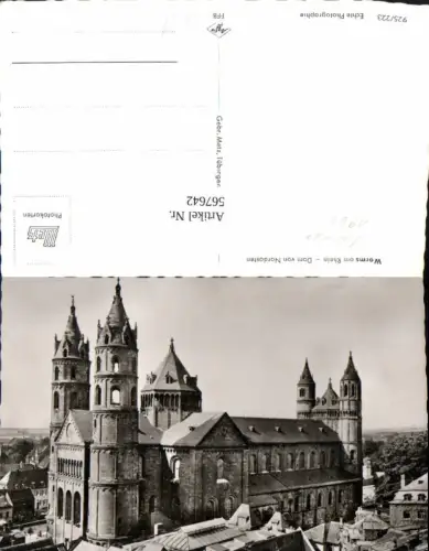 567642,Foto Ak Worms a. Rhein Dom v. Nordosten