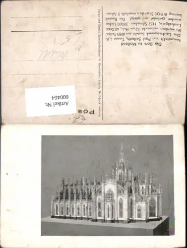 600464,Der Dom zu Mailand Modell