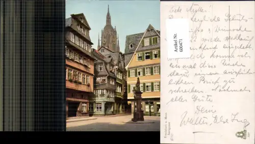 600471,Frankfurt a. Main Saalgasse Statue