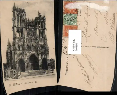 646556,Amiens La Cathedrale Kathedrale Kirche