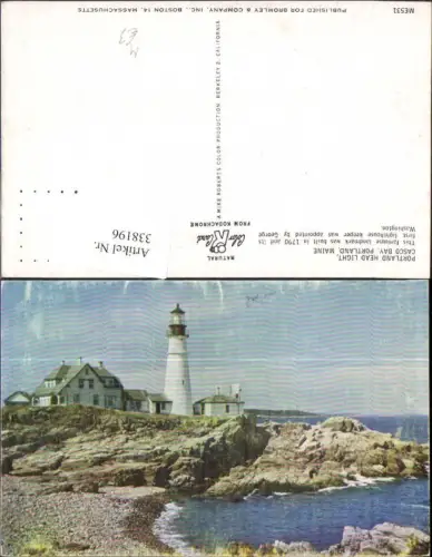 338196,Leuchtturm Portland Head Light Casco Bay Portland Maine