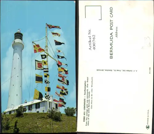 400762,Leuchtturm Gibbs Hill Lighthouse Southampton