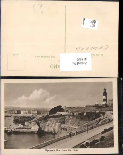 418653,Plymouth Hoe from the East Leuchtturm