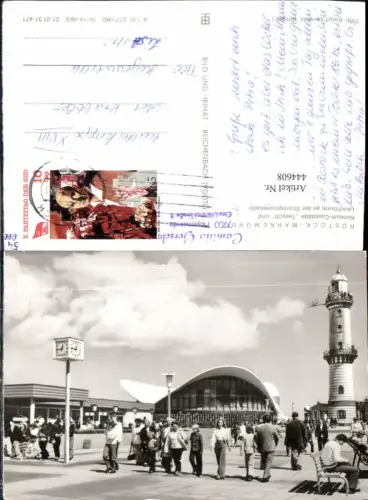 444608,Leuchtturm Rostock Warnemünde Teepott Strandpromenade