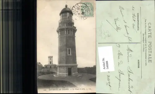 540088,Environs de Dieppe Le Phare d Ailly Leuchtturm