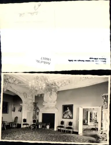 146017,Foto Ak Schloss Celle Schlafzimmer d. letzten Herzogin