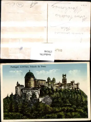 179146,Portugal Cintra Palacio da Pena Schloss Burg