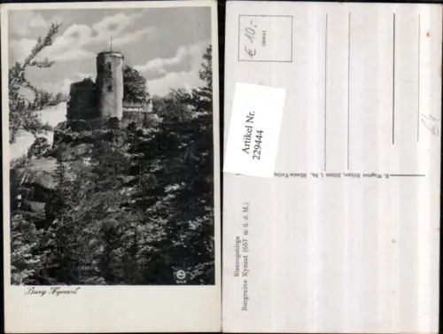 229444,Riesengebirge Burgruine Kynast b. Hermsdorf