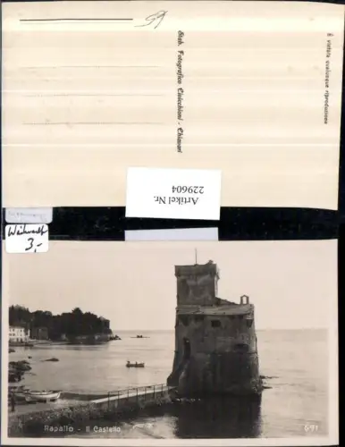 229604,Rapallo Il Castello Burg