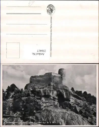 230417,Riesengebirge Krkonose Burgruine Kynast