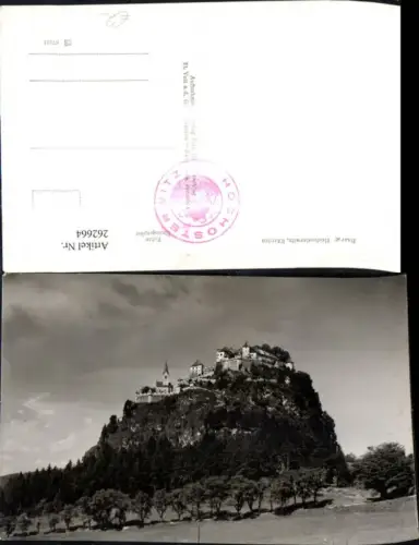 262664,Foto Ak Burg Hochosterwitz Kärnten Schloss Burg