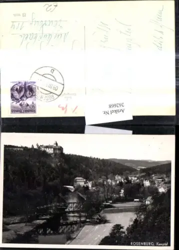 262668,Foto Ak Rosenburg Kamptal Schloss Burg