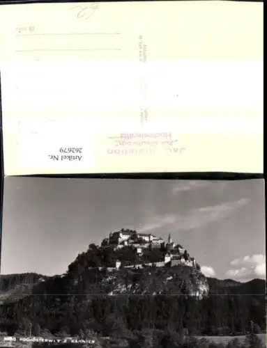 262679,Foto Ak Burg Hochosterwitz Kärnten Schloss Burg