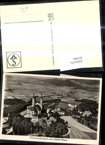267456,Vierzehnheiligen m. Schloss Banz
