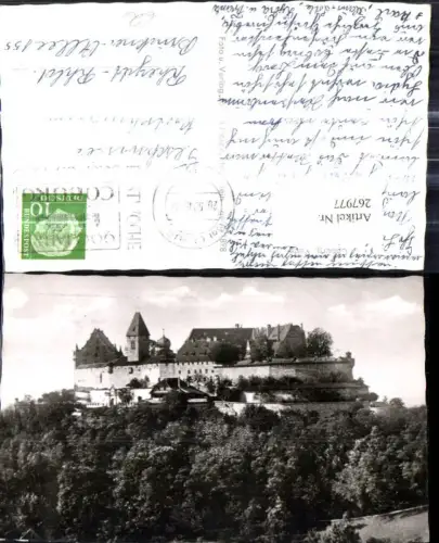 267977,Foto Ak Coburg Veste Schloss Burg