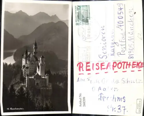 268209,Foto Ak Schloss Neuschwanstein