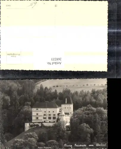 268223,Foto Ak Burg Feistritz a. Wechsel