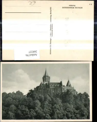 268227,Schloss Wernigerode Nordseite