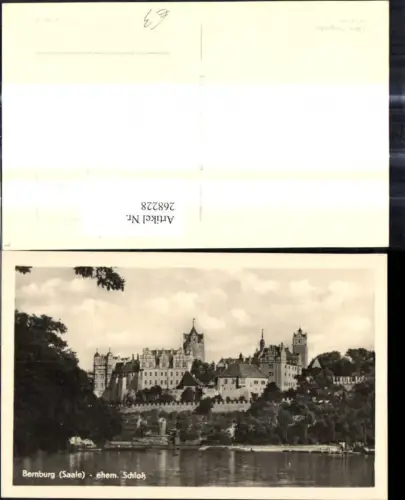 268228,Foto Ak Bernburg Saale Schloss