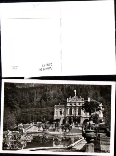 268237,Foto Ak Schloß Linderhof Schloss
