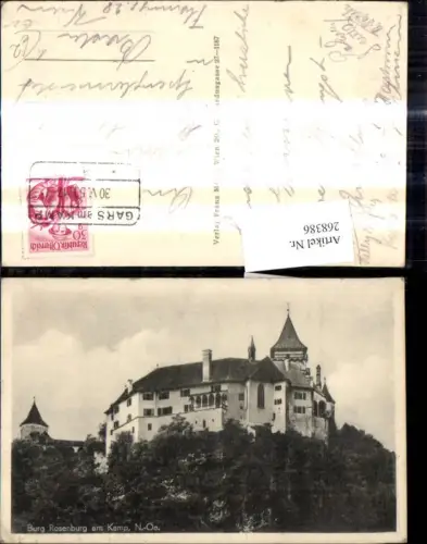 268386,Burg Rosenburg a. Kamp Rosenburg-Mold