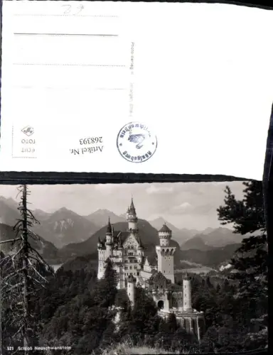 268393,Foto Ak Königsburg Neuschwanstein Schloss