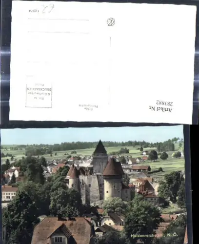 283882,Foto Ak Burg Heidenreichstein