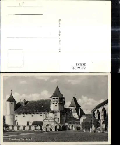 283884,Rosenburg Turnierhof Burg Schloss b. Rosenburg-Mold