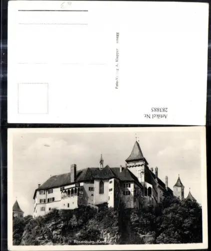 283885,Rosenburg Kamptal Burg Schloss b. Rosenburg-Mold