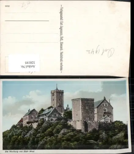 320195,Wartburg v. Süd-West b. Eisenach
