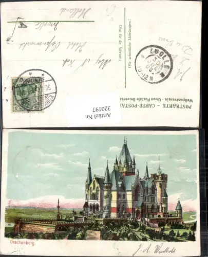 320197,Künstler Ak Burg Drachenfels b. Königswinter Bad Honnef