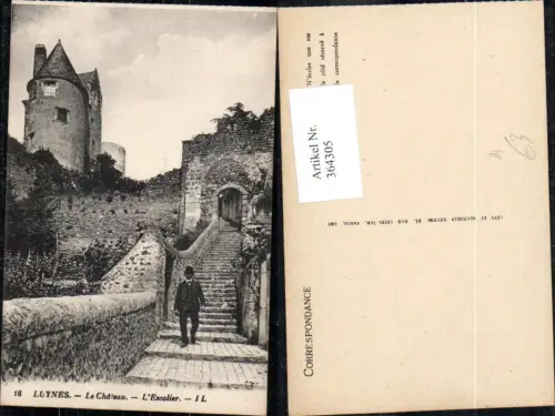 364305,Luynes Le Chateau L Escalier