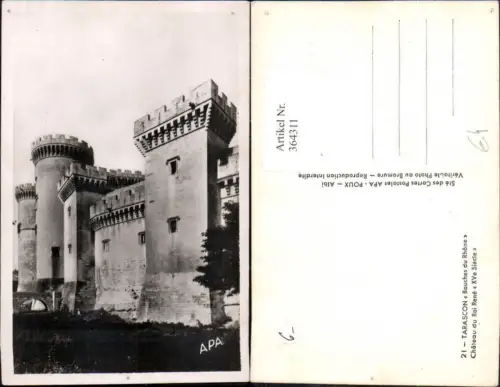 364311,Schloss Tarascon Bouches du Rhone Chateau du Roi Rene Xve Siecle