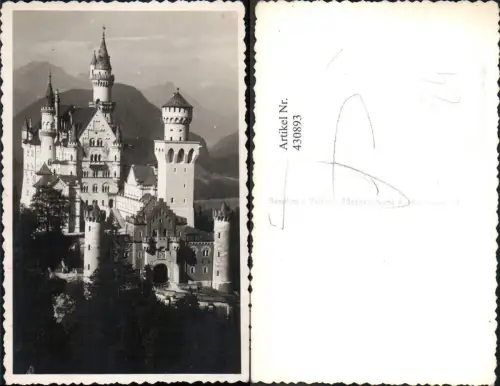 430893,Foto Ak Schloss Neuschwanstein Schwangau b. Füssen