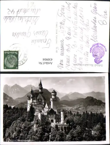 430904,Foto Ak Schloss Neuschwanstein Schwangau b. Füssen