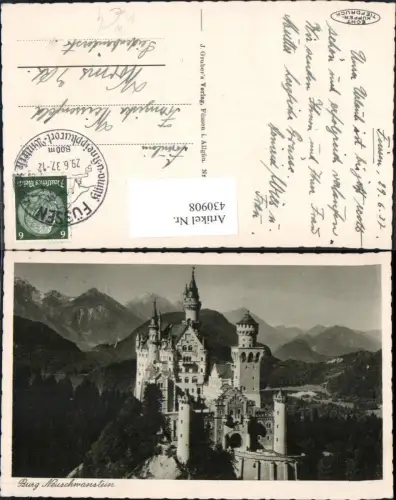 430908,Schloss Neuschwanstein Schwangau b. Füssen