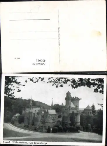 430911,Schloss Kassel Wilhelmshöhe Die Löwenburg