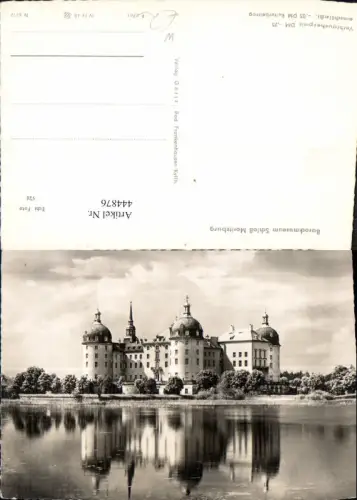 444876,Foto Ak Barockmuseum Schloss Moritzburg Eisenberg-Moritzburg