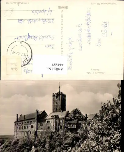 444887,Foto Ak Eisenach i. Thüringen Wartburg Burg