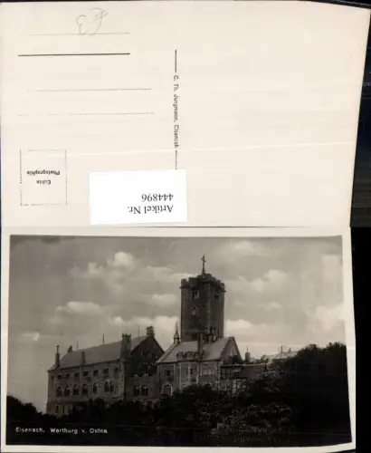 444896,Foto Ak Eisenach Wartburg v. Osten Burg