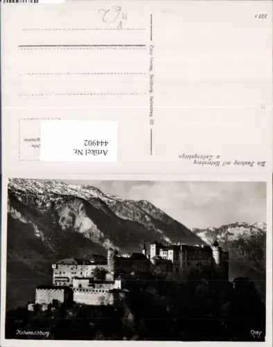 444902,Foto Ak Festung Hohensalzburg Salzburg Untersberg pub Cosy