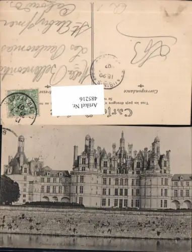 485216,Schloss Chateau de Chambord Facade Septentrionale